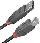 Usb-kabel Usb 2.0 Usb-a Stecker, Usb-b Stecker 5.00 M Schwarz 36675 - Lindy