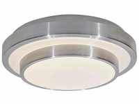 Naima LED-Alu-Deckenlampe, rund, 29,5 cm - weiß, alu - Lindby