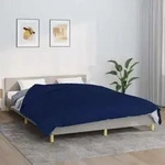 Gewichtsdecke Blau 220x235 Cm 11 Kg Stoff Vidaxl637400