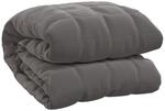 Gewichtsdecke Grau 120x180 Cm 9 Kg Stoff Vidaxl