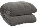 Gewichtsdecke Grau 220x235 Cm 15 Kg Stoff - Vidaxl