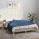 Gewichtsdecke Blau 138x200 Cm 6 Kg Stoff Vidaxl