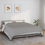 Gewichtsdecke Grau 235x290 Cm 15 Kg Stoff Vidaxl337696