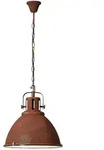 Brilliant Lampe Jesper Pendelleuchte 47cm Glas Rostfarbend 1x A60, E27, 60w,