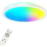 Led Deckenleuchte Smart Rgb Bluetooth Wifi Timer Alexa Wei&szlig; 22w &Oslash;42cm Briloner