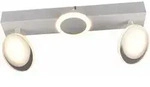 Lampe, Meriza Led Spotbalken 2flg Wei&szlig;, 2x Led Integriert, 7w Led Integriert,