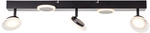 Brilliant Lampe, Meriza Led Spotbalken 3flg Schwarz, 3x Led Integriert, 7.3w Led