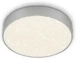 Briloner - Led Deckenleuchte Flame Star Silber &Oslash; 21,2 Cm Mit Sternenhimmel
