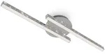 Briloner - Led Deckenleuchte Wandleuchte Glitzerffekt 2-flammig 10,5w Chrom Metall