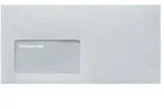 Briefumschlag Din Lang 220 X 110 Mm (b X H) Mit Fenster 80g/m2 Mit Haftklebung Papier