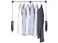 Garderobenlift - schwenkbare Kleiderstange, Aluminium, Silber matt - Wenko