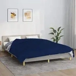 Gewichtsdecke Blau 200x220 Cm 13 Kg Stoff - Vidaxl