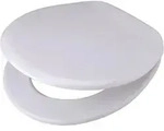 Pagette - Wc-sitz V.i.p. Wei&szlig;, Edelstahlbefestigung, Duroplast