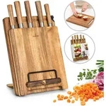 Klarstein - K&uuml;chenmesser Set Mit Messerblock Selbstsch&auml;rfend, Messerset Mit