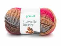 Gründl - Filzwolle Spectra 100 g cabernet multicolor Handarbeit