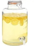 Wasserspender Xxl Mit Zapfhahn Transparent 8 L Glas Vidaxl
