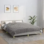 Gewichtsdecke Grau 200x220 Cm 13 Kg Stoff - Vidaxl