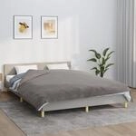 Gewichtsdecke Mit Bezug Grau 200x200 Cm 9 Kg Stoff Vidaxl