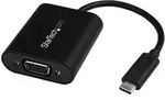 Startech.com Usb-c To Vga Adapter With Presentation Mode Switch - 1920x1200 -