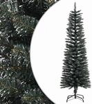 K&uuml;nstlicher Weihnachtsbaum Mit St&auml;nder Schlank Gr&uuml;n 150 Cm Pvc Vidaxl