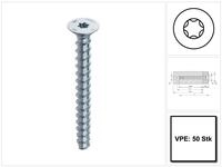 Multi-monti-plus F 6 X 140, Senkkopf, T-30, A2k, 50 St&uuml;ck