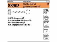 Heco Schrauben - Schraubanker r 88902 MMSplus-SS 16 x 130/15/ 30 Stahl gehärtet