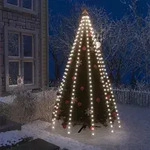 Weihnachtsbaum-lichternetz Mit 300 Leds Kaltwei&szlig; 300 Cm Vidaxl