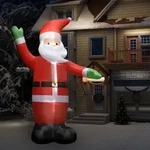 Vidaxl Aufblasbarer Weihnachtsmann Mit Leds Weihnachtsdeko Ip44 4,5 M