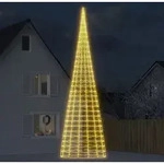 Led-weihnachtsbaum F&uuml;r Fahnenmast 3000 Leds Warmwei&szlig; 800 Cm Vidaxl