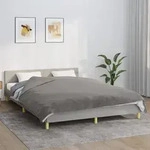 Gewichtsdecke Mit Bezug Grau 200x220 Cm 13 Kg Stoff Vidaxl