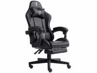 Gaming Chair im Racing-Design mit flexiblen gepolsterten Armlehnen - ergonomischer pc