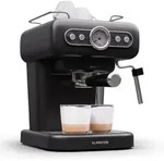 Klarstein - Espresso Siebtr&auml;germaschine Mit Milchaufsch&auml;umer, 1,2l Retro