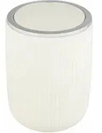 Schwingdeckeleimer Agropoli S Cremewei&szlig;, Kosmetikeimer Mit Schwingdeckel, 2 L,