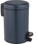 Kosmetik Treteimer Leman Dunkelblau 3 L, Kosmetikeimer, M&uuml;lleimer, Blau, Stahl Blau,