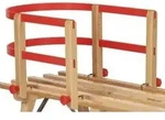 Rudisport Schlitten R&uuml;ckenlehne 30x2x97cm Inkl. Befestigungshaken Schlittenlehne