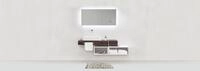 Badteppich Urdu Taupe 55 X 65 Cm, Mit Melagne-effekt, Braun, Polyester Taupe,