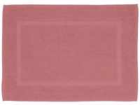 Frottier Duschvorleger Paradise Altrosa, Duschmatte 50 x 70 cm, Rosa, Baumwolle rosa