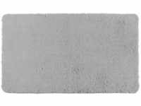 Wenko - Badteppich Belize Light Grey, 55 x 65 cm, Mikrofaser, Grau, Polyester