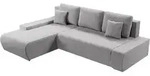 Sofa Iseo Links Mit Schlaffunktion - Stoff Couch L Form F&uuml;r Wohnzimmer, Bequem,