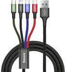 Tresice France - Baseus Kabel Usb Kabel 4in1 Iphone / 2x Usb Typ C / Micro Usb Kabel