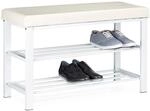 Schuhbank, 6-8 Paar Schuhe, Schuhregal Zum Sitzen, Kunstleder-polster, Hxbxt: 49 X 81
