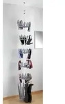 Teleskop-schuhregal Achilles, F&uuml;r 30 Paar Schuhe Und 6 Paar Stiefel, Wei&szlig;,