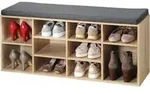 Kesper Schuhschrank Wei&szlig; Mit Sitz 103,5 Cm