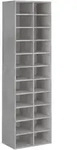 Schuhschrank Betongrau 54x34x183 Cm Holzwerkstoff - Vidaxl