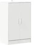 Schuhschrank Wei&szlig; 60x35x92 Cm Holzwerkstoff - Vidaxl