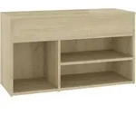 Schuhbank Sonoma-eiche 80x30x45 Cm Holzwerkstoff Vidaxl