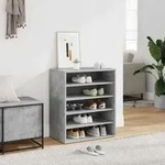Schuhschrank Betongrau 60x35x70 Cm Holzwerkstoff Vidaxl