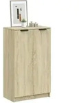 Schuhschrank Sonoma-eiche 59x35x100 Cm Holzwerkstoff - Vidaxl