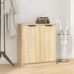 Schuhschrank Sonoma-eiche 59x35x70 Cm Holzwerkstoff Vidaxl