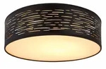 Globo - Deckenleuchte - Tunno - Schwarz - Metall - &Oslash; 38cm - Led -